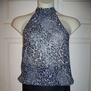 bloom halter top blouse size m